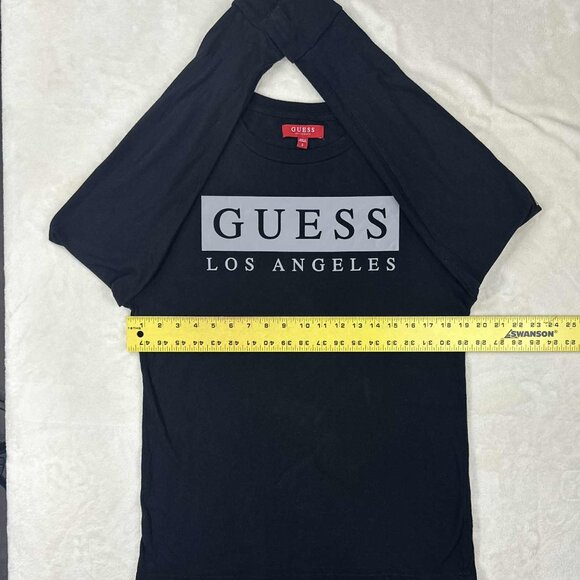 Guess Los Angeles Logo Long Sleeve Tee - small - Picture 9 of 13